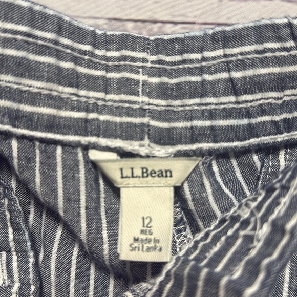 LL Bean Premium 100% Linen Pants - Picture 8 of 9